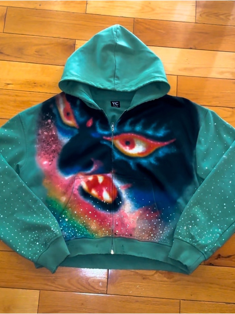 Green Hoodie Jacket
